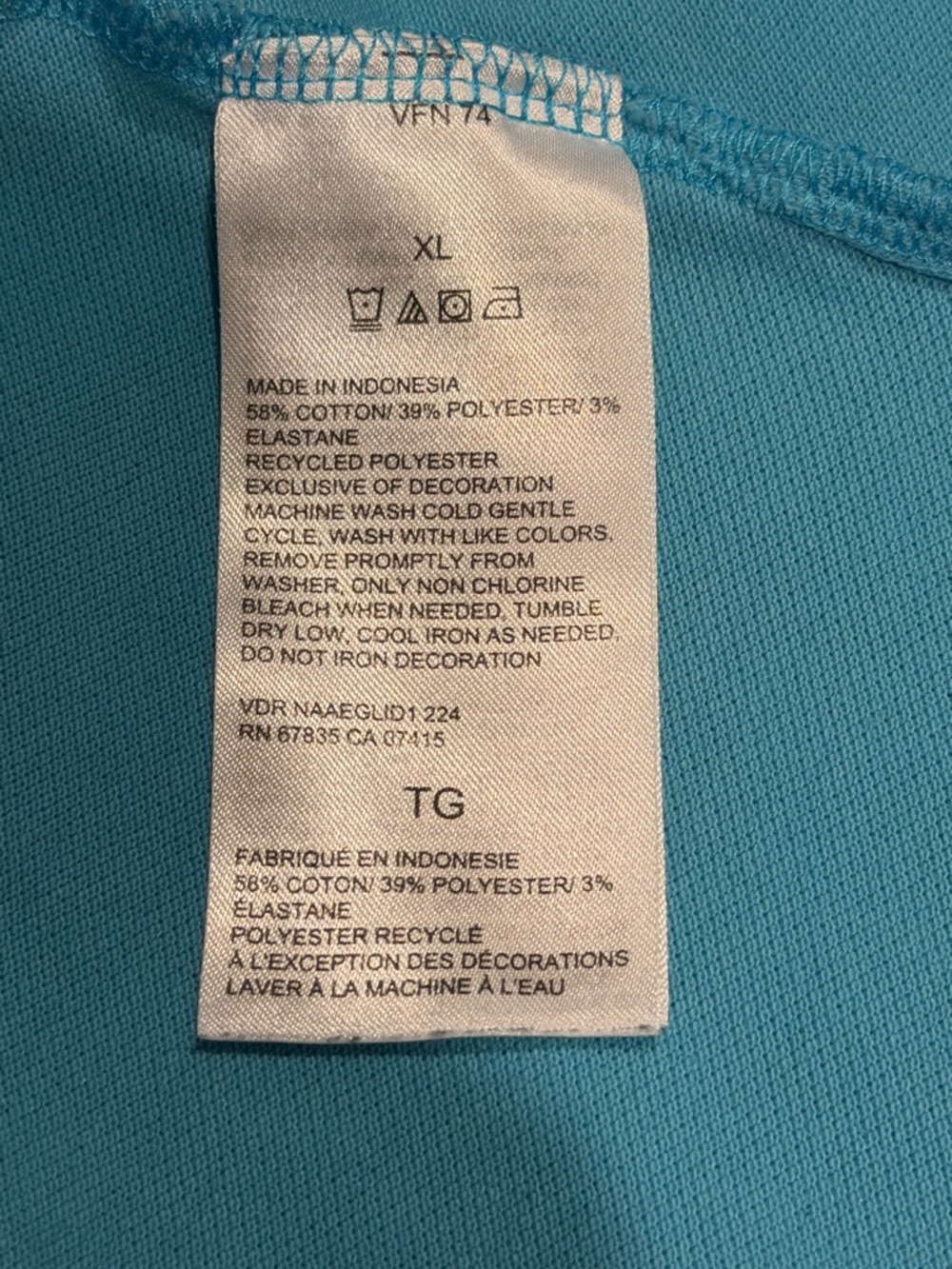 Nautica Ladies Angel Blue Polo Shirt – Size XL (14–16) - Picture 5 of 6